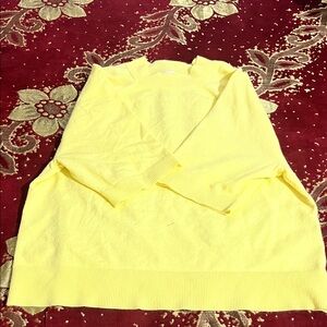 Joe Fresh Yellow Women's Crew Neck Sweater
